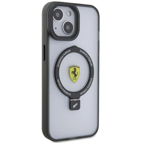 Etui Ferrari Ring Stand 2023 Collection MagSafe na iPhone 15 Plus / 14 Plus - przezroczyste Ferrari