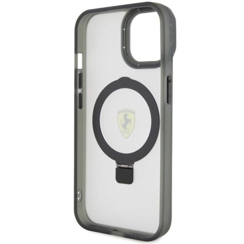 Etui Ferrari Ring Stand 2023 Collection MagSafe na iPhone 15 Plus / 14 Plus - przezroczyste Ferrari