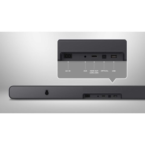 Soundbar TCL S45HE 2.0 kan.100W Bluetooth 5.2 Dolby Atmos Tytanowy TCL