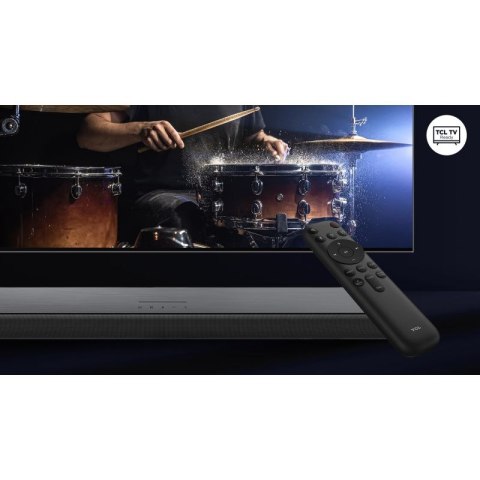 Soundbar TCL S45HE 2.0 kan.100W Bluetooth 5.2 Dolby Atmos Tytanowy TCL