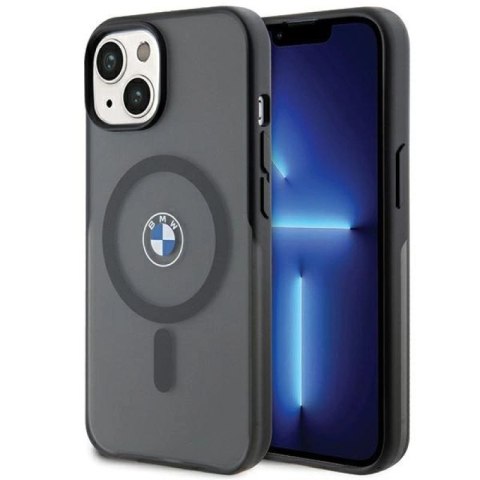Etui BMW IML Signature MagSafe na iPhone 15 Plus / 14 Plus - czarne BMW