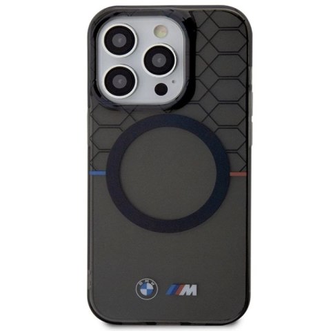 Etui BMW Pattern MagSafe na iPhone 13 Pro Max - szare BMW