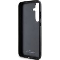 Etui BMW Signature Leather Crossing Lines Pattern na Samsung Galaxy S24+ - czarne BMW