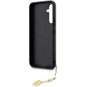 Etui Guess 4G Charms Collection na Samsung Galaxy S23 FE - brązowe Guess