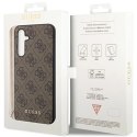 Etui Guess 4G Charms Collection na Samsung Galaxy S23 FE - brązowe Guess