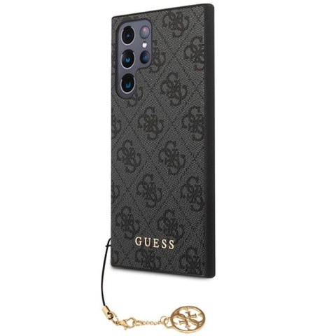 Etui Guess 4G Charms Collection na Samsung Galaxy S24 Ultra - czarne Guess