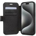 Etui Guess 4G Metal Logo na iPhone 15 Pro - szare Guess