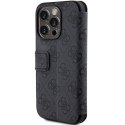 Etui Guess 4G Metal Logo na iPhone 15 Pro - szare Guess