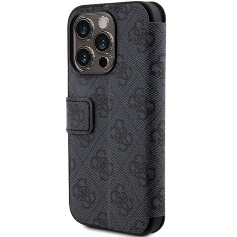 Etui Guess 4G Metal Logo na iPhone 15 Pro - szare Guess