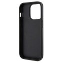 Etui Guess 4G Printed Stripes MagSafe na iPhone 15 Pro Max - czarne Guess