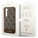 Etui Guess 4G Stripe Collection na Samsung Galaxy S24+ - brązowe Guess