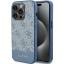 Etui Guess 4G Stripe Collection na iPhone 15 Pro - niebieskie Guess