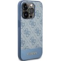 Etui Guess 4G Stripe Collection na iPhone 15 Pro - niebieskie Guess