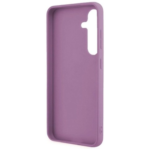 Etui Guess Glitter Script na Samsung Galaxy S24 - fioletowe Guess
