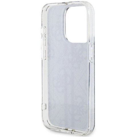 Etui Guess IML 4G Gold Stripe na iPhone 15 Pro - czarne Guess