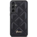 Etui Guess Quilted Metal Logo na Samsung Galaxy S23 FE - czarne Guess