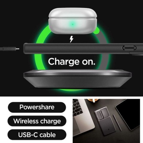 Etui Spigen Optik Armor na Samsung Galaxy S24 Ultra - czarne Spigen