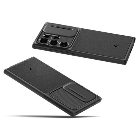 Etui Spigen Optik Armor na Samsung Galaxy S24 Ultra - czarne Spigen