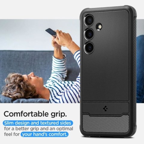 Etui Spigen Rugged Armor na Samsung Galaxy S24 - czarny mat Spigen