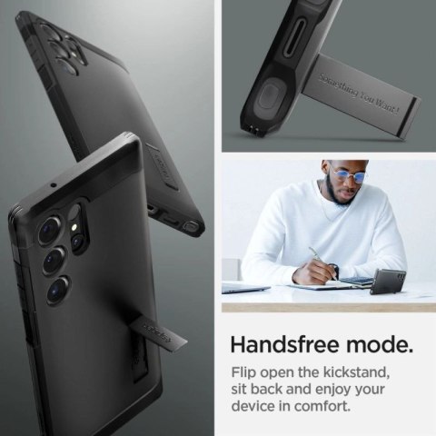 Etui Spigen Tough Armor na Samsung Galaxy S24 Ultra - czarne Spigen