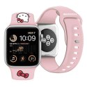 Pasek Hello Kitty Silicone Kitty Head na Apple Watch 42/44/45/49mm - różowy Hello Kitty