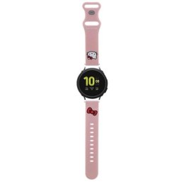 Pasek Hello Kitty Silicone Kitty Head uniwersalny 20mm - różowy Hello Kitty