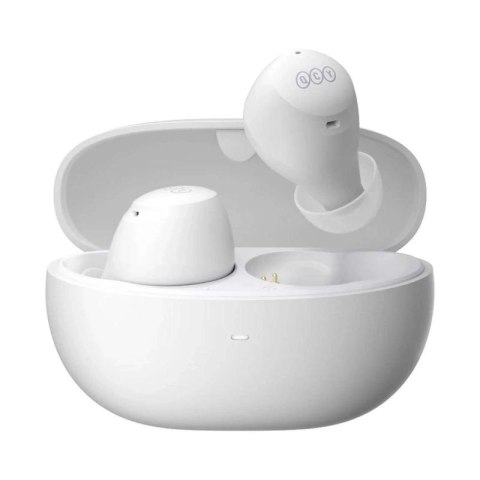Słuchawki bezprzewodowe QCY HT07 ArcBuds TWS dokanałowe Bluetooth 5.2 - białe QCY