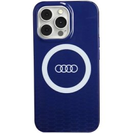 Etui Audi IML Big Logo MagSafe na iPhone 13 Pro / 13 - niebieskie Audi