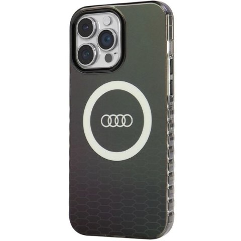 Etui Audi IML Big Logo MagSafe na iPhone 14 Pro Max - czarne Audi