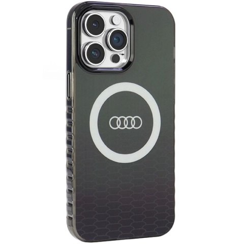 Etui Audi IML Big Logo MagSafe na iPhone 14 Pro Max - czarne Audi