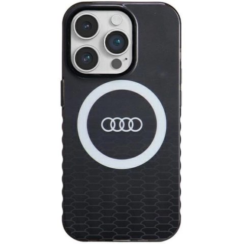 Etui Audi IML Big Logo MagSafe na iPhone 14 Pro - czarne Audi
