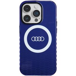 Etui Audi IML Big Logo MagSafe na iPhone 14 Pro - niebieskie Audi