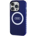 Etui Audi IML Big Logo MagSafe na iPhone 14 Pro - niebieskie Audi