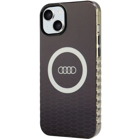 Etui Audi IML Big Logo MagSafe na iPhone 15 Plus / 14 Plus - czarne Audi