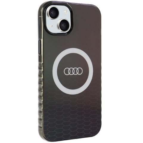 Etui Audi IML Big Logo MagSafe na iPhone 15 Plus / 14 Plus - czarne Audi