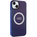 Etui Audi IML Big Logo MagSafe na iPhone 15 Plus / 14 Plus - niebieskie Audi