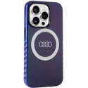 Etui Audi IML Big Logo MagSafe na iPhone 15 Pro - niebieskie Audi
