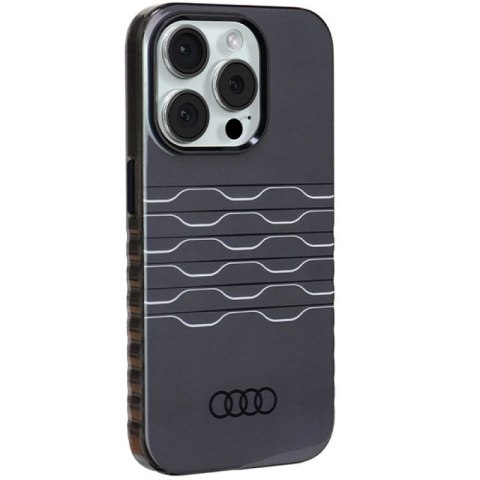 Etui Audi IML MagSafe na iPhone 15 Pro - czarne Audi