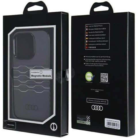 Etui Audi IML MagSafe na iPhone 15 Pro - czarne Audi