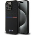 Etui BMW M Silicone Pattern MagSafe na iPhone 15 Pro Max - czarne BMW