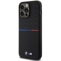 Etui BMW M Silicone Pattern MagSafe na iPhone 15 Pro Max - czarne BMW