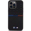 Etui BMW M Silicone Pattern MagSafe na iPhone 15 Pro Max - czarne BMW
