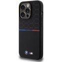 Etui BMW M Silicone Pattern MagSafe na iPhone 15 Pro - czarne BMW
