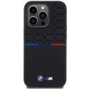 Etui BMW M Silicone Pattern MagSafe na iPhone 15 Pro - czarne BMW