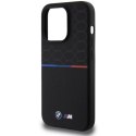 Etui BMW M Silicone Pattern MagSafe na iPhone 15 Pro - czarne BMW