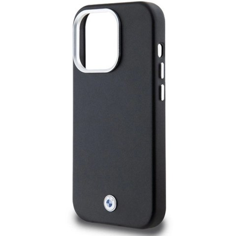 Etui BMW Signature Wrapped Metal MagSafe na iPhone 14 Pro Max - czarne BMW