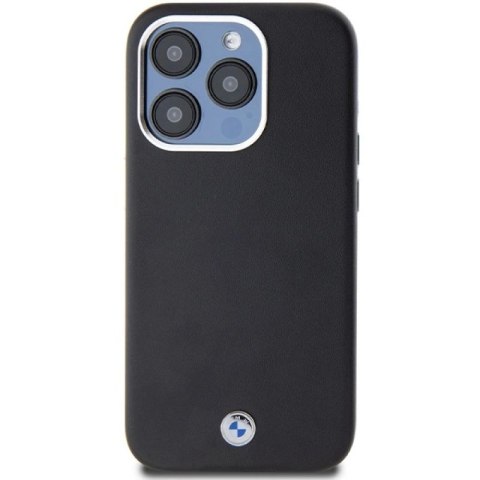 Etui BMW Signature Wrapped Metal MagSafe na iPhone 14 Pro - czarne BMW