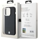 Etui BMW Signature Wrapped Metal MagSafe na iPhone 14 Pro - czarne BMW