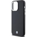 Etui BMW Signature Wrapped Metal MagSafe na iPhone 15 Pro Max - czarne BMW