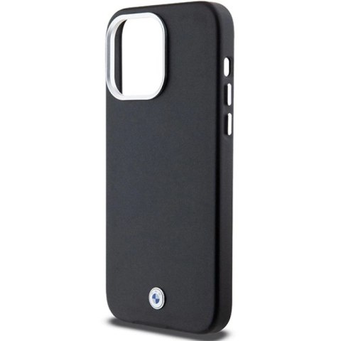 Etui BMW Signature Wrapped Metal MagSafe na iPhone 15 Pro Max - czarne BMW